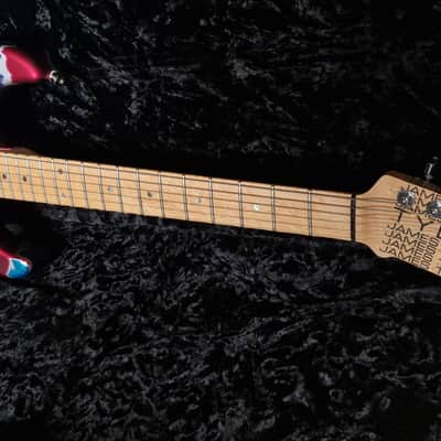 James Tyler Studio Elite Custom Shop 2003 Birdseyes Mapple neck - Psychedelic Vomit image 11