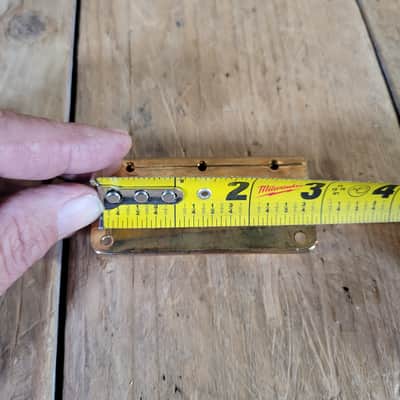Unbranded Guitar Bridge 6 Saddles 1990s Top Loader Optek Fretlight Pro 200 - Gold image 7