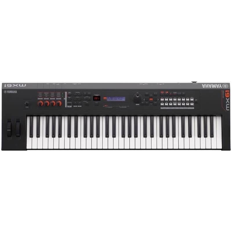Yamaha MX61 v2 Keyboard Synthesizer, 61-Key, Black image 1