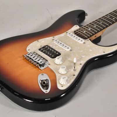 HSS Partscaster Strat Type Sunburst Finish Electric Guitar image 3