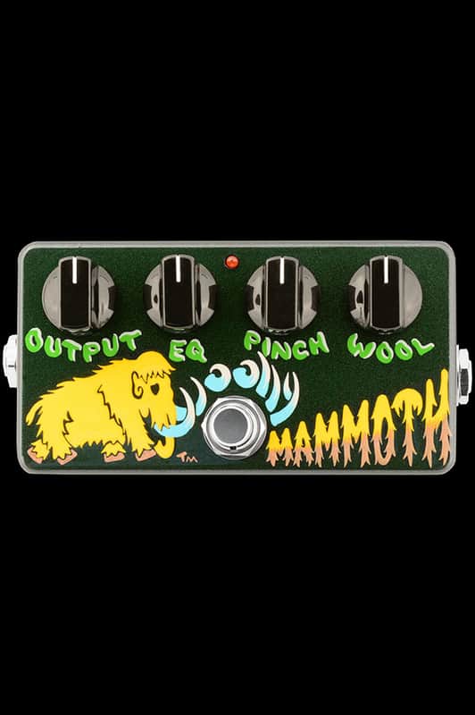 Zvex Woolly Mammoth 2010s - Green Hand Painted image 1