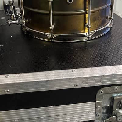 Ddrum Modern Tone 14"' x 7" Patina Snare Drum, Bare Knuckle Brawler - Weathered Brass image 6