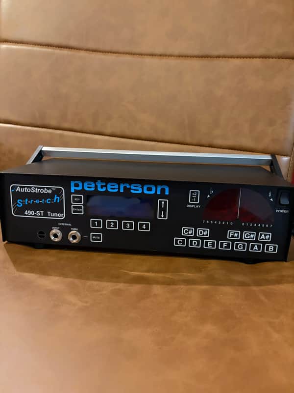 Peterson AutoStrobe Stretch 490-ST Tuner w/Original Carrying Case image 1