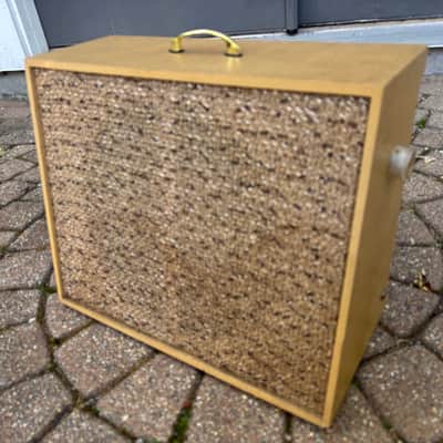 1950’s Blonde Mid-Century Utah DB-12 12" Inch Speaker Intercom Cab Box Guitar Amp image 2