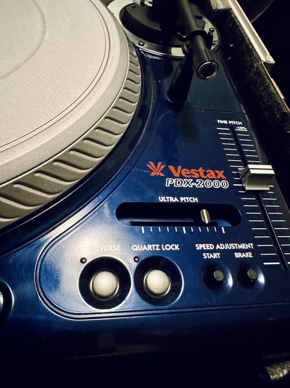 Vestax PDX-2000 Turntable RARE Limited Release Blue Finish