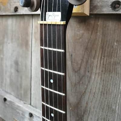 Jerry Jones Neptune Shorthorn 6 string-1991 Red w/OHSC- Super RARE Exc Shape-Wow! L@@@@K Neptune Short Horn 1991 - Red image 10