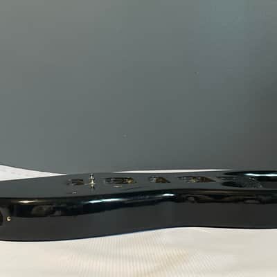 1990 Korean Ibanez EX 140 Series Black Basswood Guitar Body 2 Post Tremolo Ready image 20
