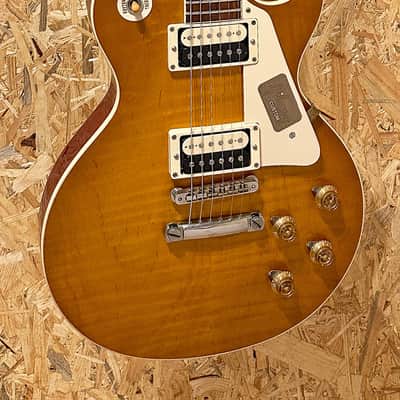 Pre Owned Gibson Custom Shop 2015 R9 1959 Les Paul VOS Dirty Lemon Hand Picked Top Inc. Case image 3