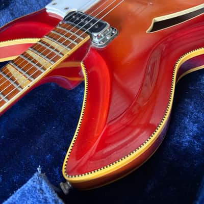 Stunning 1970 Rickenbacker 381 Fireglow w/ Original Case RARE image 15