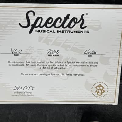 Spector USA NS-2, Super Faded Black (Oil Finish) / Birdseye Maple / 1.5" Nut *On Order, ETA Feb. 2027 image 14