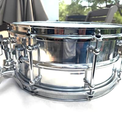 Dunnett Classic 14x6.5 Model 2N Modelling Aluminum Snare Drum 2015 - Chrome image 4