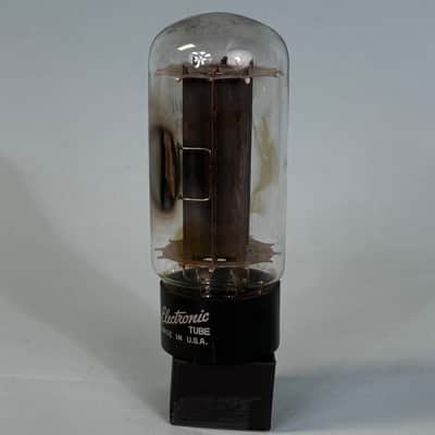 1961 General Electric 5U4GB Vintage GE Side Getter Gray Plate Rectifier TubeT400 image 3