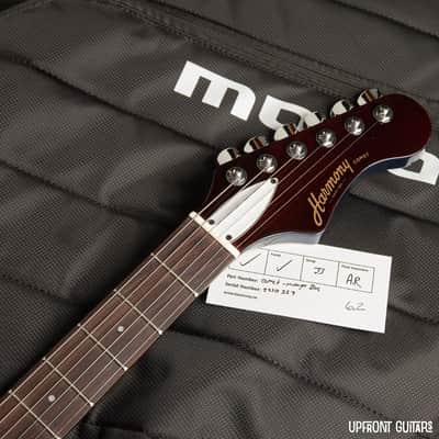 Harmony Comet Midnight Blue Semi-Hollow RW 2025 Electric w/Mono Vertigo Bag image 6