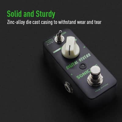 SONICAKE Digital Reverb Room Hall Plate Guitar Effects Pedal(U.S. domestic inventory) image 5