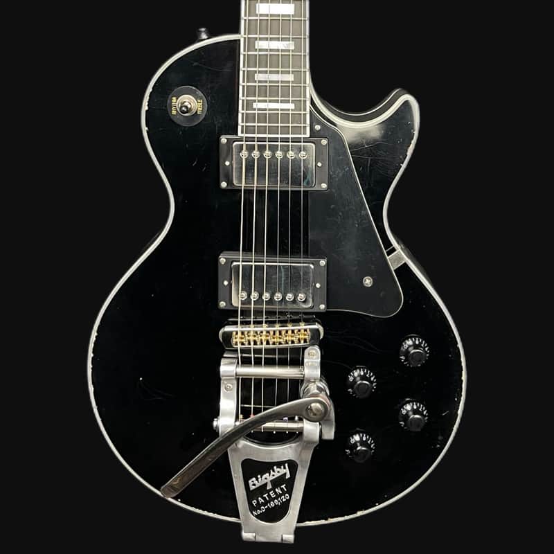Maybach Lester 57 Custom Electric Guitar With Bigsby in Black Velvet image 1