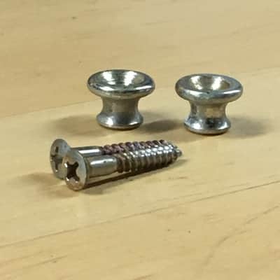 2 Gibson Spec Strap Buttons Aged Relic Nickel USA Electric Custom Guitar Japan image 5