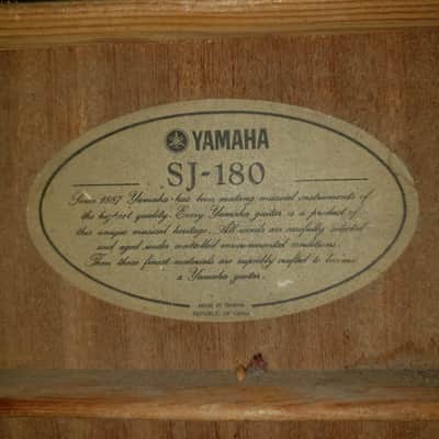 1980's Yamaha SJ-180 Orchestral Model Acoustic/Electric Guitar (Used) image 7