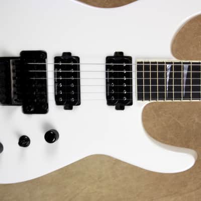 Jackson USA Custom Shop SL2H Speed Neck Soloist Snow White Reversed Headstock image 2
