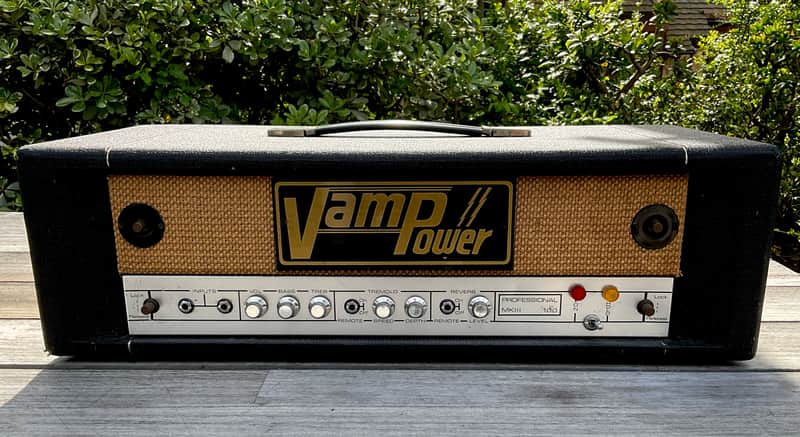 VINTAGE VAMP "VAMPOWER" MK III "AUDIO-PACK" 100 WATT - ALL ORIGINAL - EARLY 70'S - RARE - MADE IN UK image 1