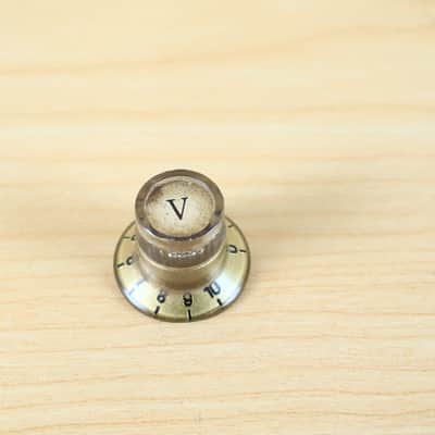 Vintage 1960s UNIVOX Guitar VOLUME KNOB GOLD Teisco EPIPHONE JAPAN MIJ image 2