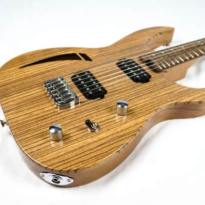 Swisher Handmade Machine Semi-Hollow Body 2024 - Zebrano image 3