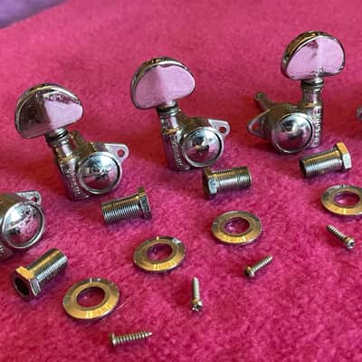 vintage 1968 1970 Grover USA tuners for Gibson Les Paul es-335 175 standard paf martin d28 acoustic image 3