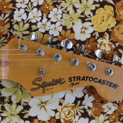 Squier Stratocaster 57' RI 1982 JV Japan Export 3,17kg! USA Fullerton Black Bobbins PUs 100% orig ! image 5