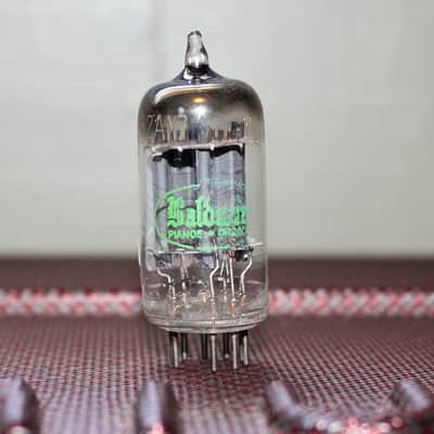 SYLVANIA 12AX7 ECC83 1ST VERSION LONG PLATE D GETTER COPR GRID POST TIGHT BALANCE TEST NOS++ VINTAGE 1959 image 1