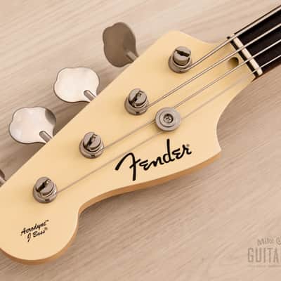 2011 Fender Aerodyne Jazz Bass PJ Left-Handed Vintage White w/ Hangtags, Japan CIJ image 4