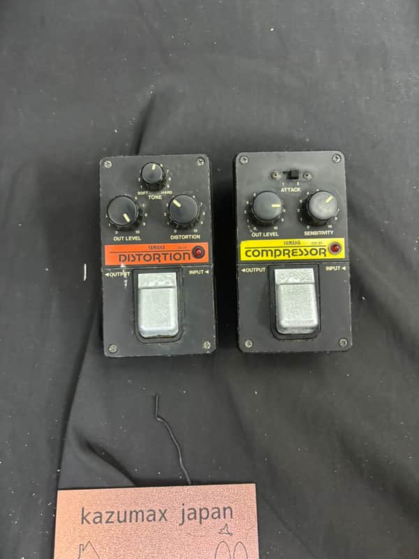 Yamaha DI01 Distortion CO01 Compressor Effects Pedal Set Vintage Japan Tested image 1