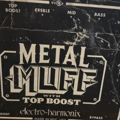 Electro-Harmonix Metal muff with top boost image 2