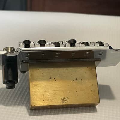 2000's Jackson Dinky Guitars JT-580 Chrome Licensed Floyd Rose Tremolo Guitar Bridge Upgraded Brass Block image 6