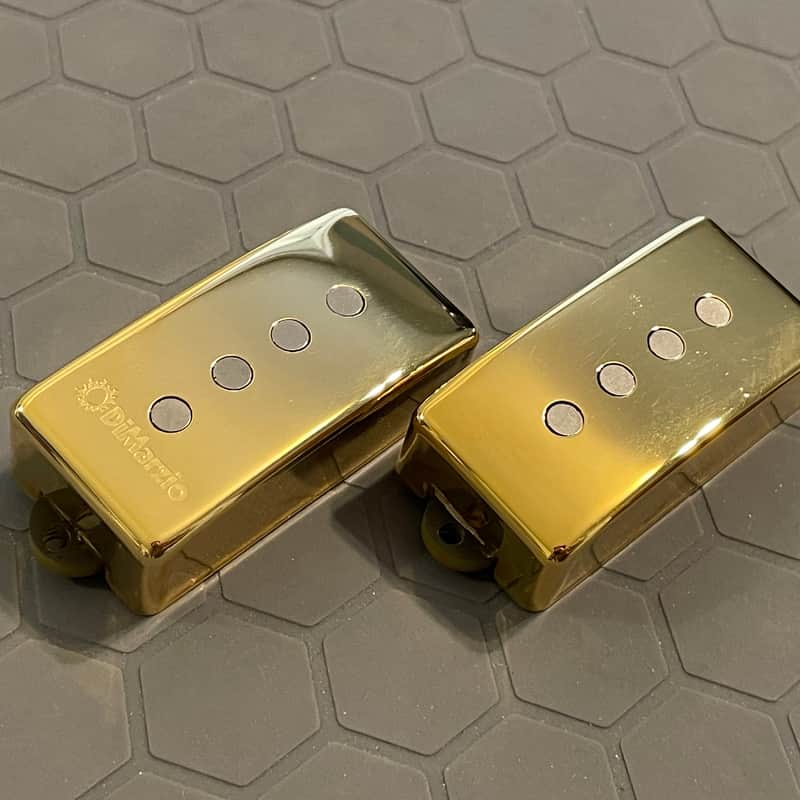 DiMarzio Sixties P Bass Pickup - Gold Cover - 60s Precision DP124 image 1
