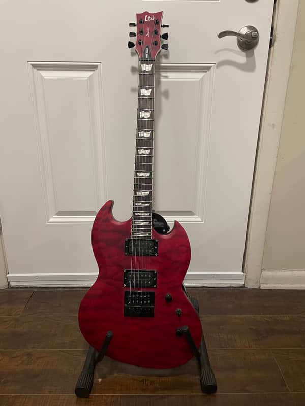 ESP LTD Viper-1000 Evertune 2020 - Present - See Thru Black Cherry image 1