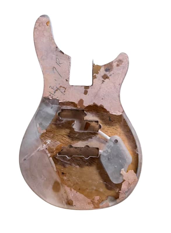 4 String Electric Bass Acrylic Body DIY image 1