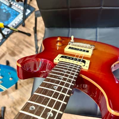 🌟2007 KOREA🌟 PRS SE Custom 22~ Flat Top Model~ Cherry Sunburst~ Moon Inlays! image 16