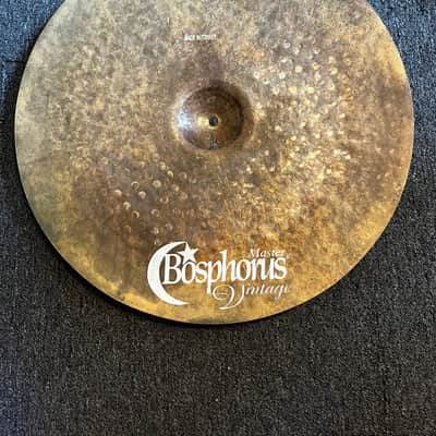 Used Bosphorus Master Vintage 22" Ride 2256g w/ video demo of actual cymbal for sale image 2