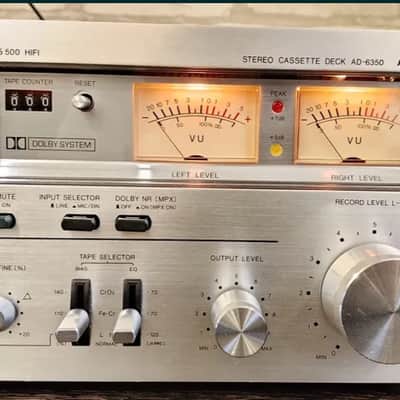 AIWA AD-6350 Rare Vintage Cassette Deck Japan 1978s Serviced Warranty image 4