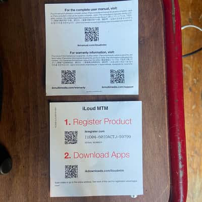 IK Multimedia iLoud MTM 2-Way Active Studio Monitor (Single) 2019 - Present - Black image 10