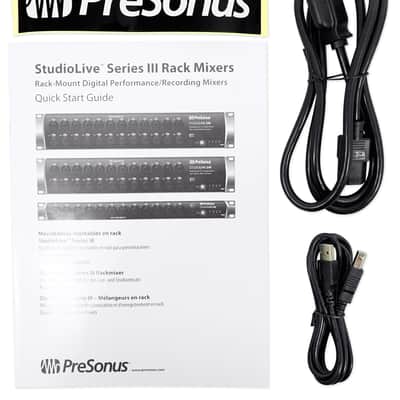 PRESONUS Studiolive 24R 24-Channel Digital Rack Mount Mixer+Audio Technica Mic image 7