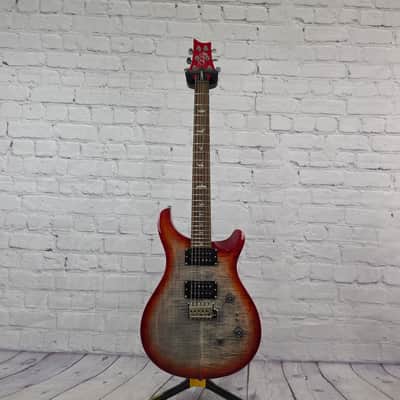 DEMO Paul Reed Smith PRS SE Custom 24-08 Electric Guitar Charcoal Cherry Burst image 1