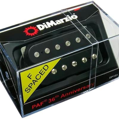 DiMarzio F-spaced D Activator Bridge Humbucker W/Black Cover DP