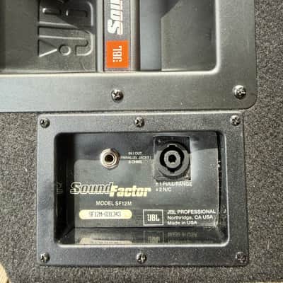 JBL SoundFactor SF12M Passive Monitor Speaker image 3