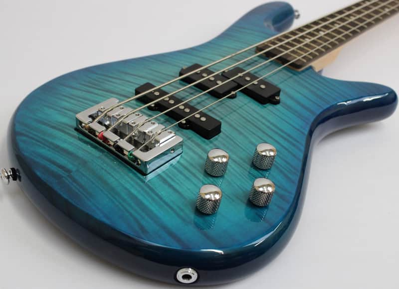Spector Legend 4 Standard 4-String Bass, Blue Stain Gloss | Reverb