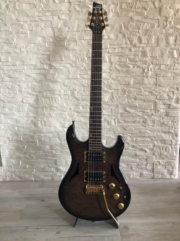 Lâg Collection C90 Thinline 1990-1991 Black Shadow image 1