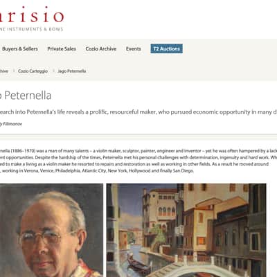 1950 Jago Peternella violin, Venezia image 22
