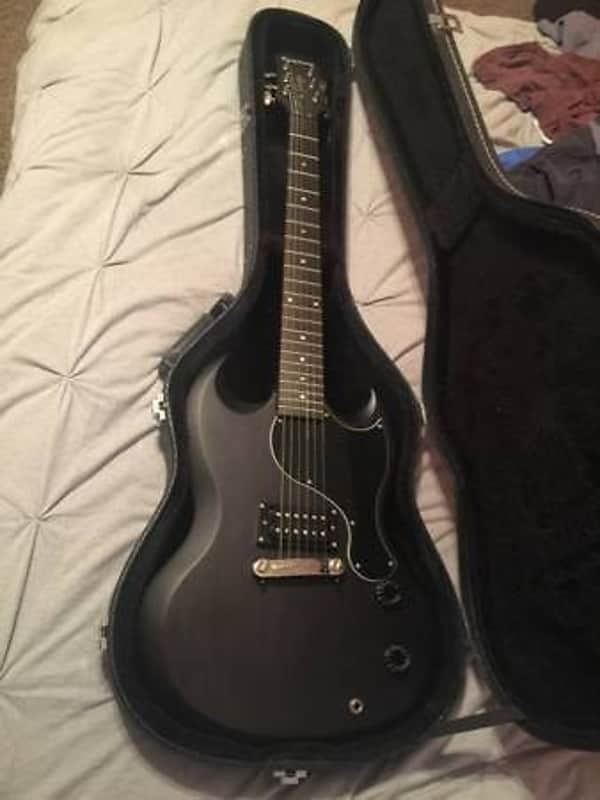 Epiphone SG Junior Limited Edition Custom Shop Jr Matte Black w