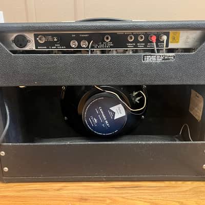 Fender Deluxe Reverb 2-Channel 22-Watt 1x12" Guitar Combo 1970 - 1979 - Silverface- Cannabis Rex Speaker Upgrade image 4