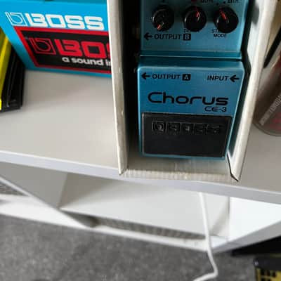 1986 Boss CE-3 Chorus guitar pedal - made in Japan - Boxed image 5
