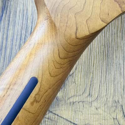 Roasted Maple Telecaster Tele Style Guitar Neck, 22 Frets, Maple Fingerboard image 7